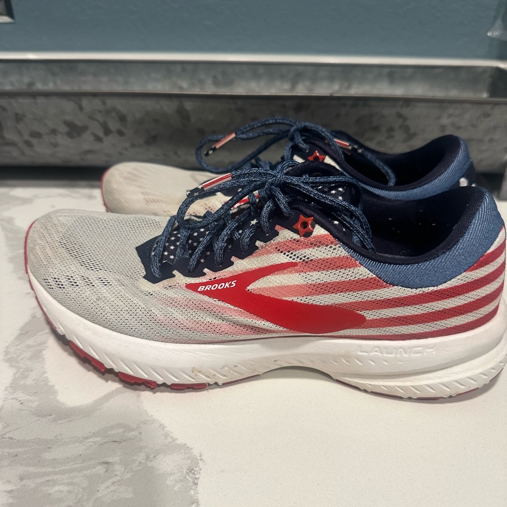 Brooks (limited edition) women’s Sneakers - Navy, Red, and White